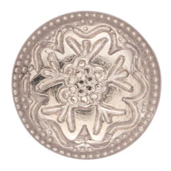 #D5038 Chicago Screws With Floral Design -Handmade Leather Store D5038 NB 3 8 1
