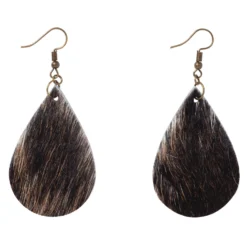Hair-On Hide Cowhide, 3 To 4 Oz. -Handmade Leather Store HairOnHideEarRing ccopy scaled