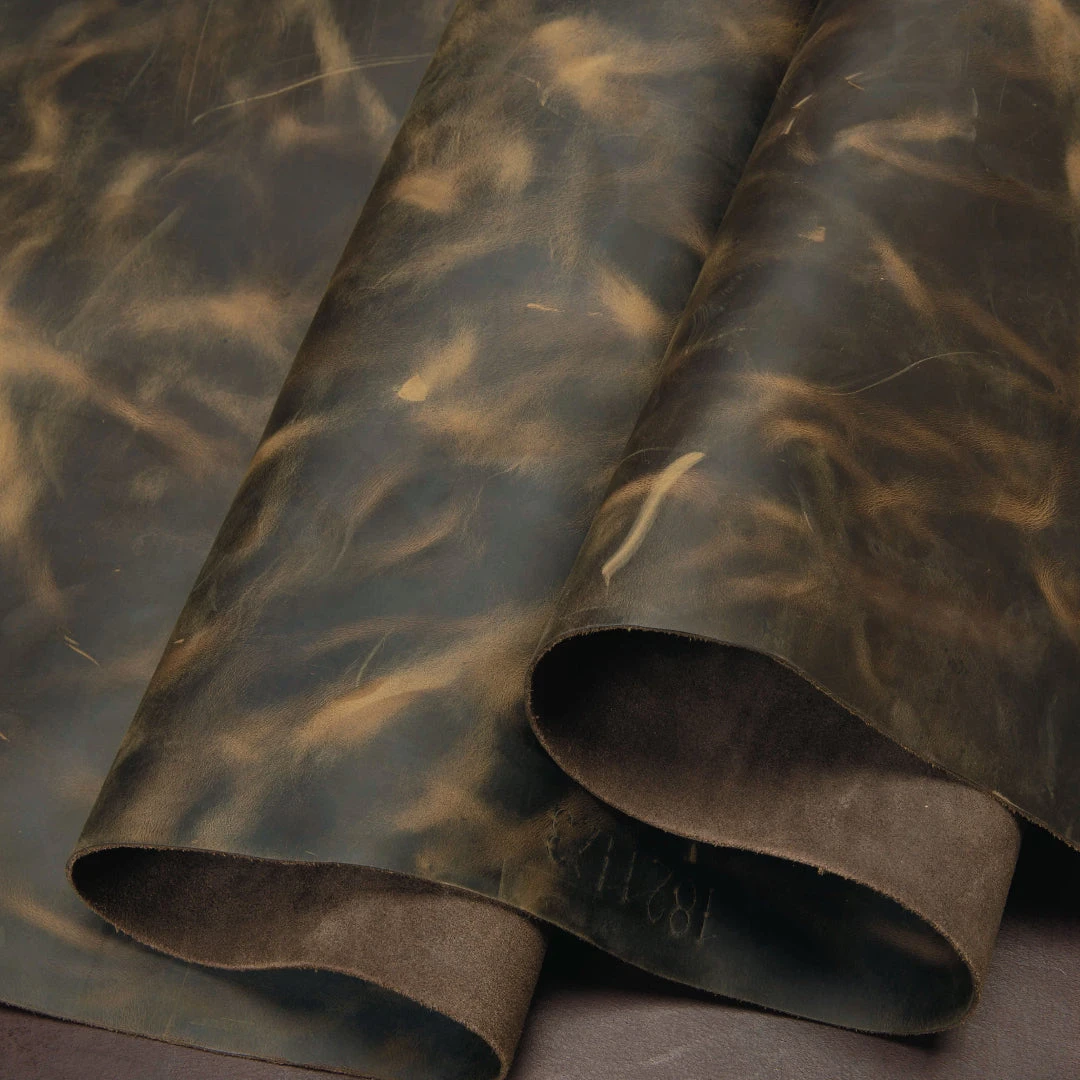 Santa Rosa Oily Pull-Up Leather Side, 3-4 Oz. 4 Santa Rosa Oily Pull-Up Leather Side, 3-4 Oz. - Image 4