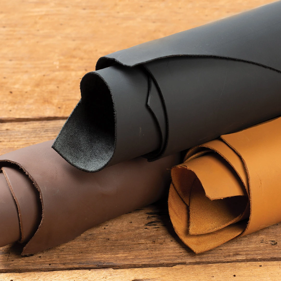 Pioneer Chrome Oil Tanned Top Grain Leather Side, 4-5 Oz 1 Pioneer Chrome Oil Tanned Top Grain Leather Side, 4-5 Oz