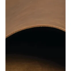 Matte Chrome Tanned Water Buffalo Leather, 5-6 Oz., Bark Brown -Handmade Leather Store SMALLCIR scaled