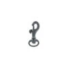 1/2" Matte Black, Bolt Swivel Snap Hook, Solid Brass, #P-1923-BLK