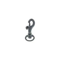 1/2" Matte Black, Bolt Swivel Snap Hook, Solid Brass, #P-1923-BLK