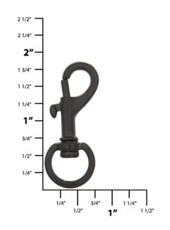 1/2" Matte Black, Bolt Swivel Snap Hook, Zinc Alloy, #P-1801-BLK -Handmade Leather Store ohio travel bag 1 2 matte black bolt swivel snap hook zinc alloy p 1801 blk p 1801 blk 30692506828999 cbad9681 5031 4f90 abf9 87b757036969