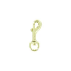 3/8" Brass, Bolt Swivel Snap Hook, Zinc Alloy, #P-815-BP