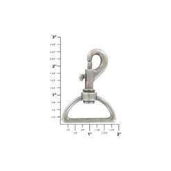1 1/2" Antique Silver, Bolt Swivel Snap Hook, Zinc Alloy, #P-1753-ANTS -Handmade Leather Store ohio travel bag swivel snaps 1 1 2 antique silver bolt swivel snap hook zinc alloy 4pk p 1753 ants p 1753 ants 38157081870559 1080xcopy