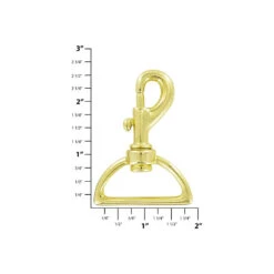 1 1/2" Brass, Bolt Swivel Snap Hook, Zinc Alloy, #P-1753-BP -Handmade Leather Store ohio travel bag swivel snaps 1 1 2 brass bolt swivel snap hook zinc alloy p 1753 bp p 1753 bp 38114974040287 1080xcopy