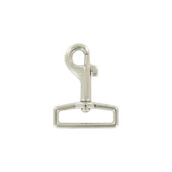 1 1/4" Nickel, Bolt Swivel Snap, Zinc Alloy, #P-1573-NP