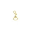 1/2" Gold, Bolt Swivel Snap Hook, Zinc Alloy-PK4, #P-1723-GOLD