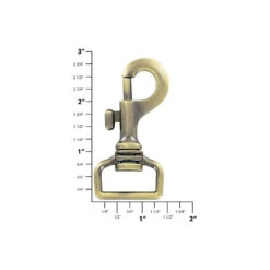 1" Antique Brass, Bolt Swivel Snap Hook, Zinc Alloy, #P-1032-ANTB -Handmade Leather Store ohio travel bag swivel snaps 1 antique brass bolt swivel snap hook zinc alloy p 1032 antb p 1032 antb 30377544319175 1080xcopy