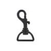 1" Matte Black, Bolt Swivel Snap Hook, Zinc Alloy, #P-2106-BLK