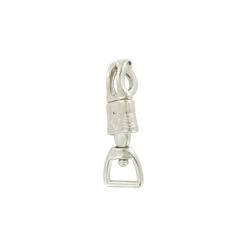 1" Nickel, Artisan Swivel Panic Snap Hook, Malleable Iron, #P-2379