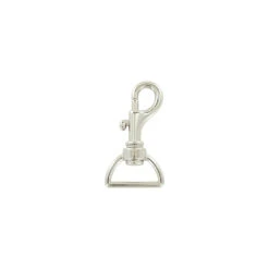 1" Nickel, Bolt Swivel Snap Hook, Zinc Alloy, #P-2106-NP