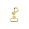 1" Shiny Gold, Bolt Swivel Snap Hook, Zinc Alloy, #P-1032-GOLD