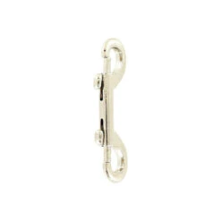 3 1/2" Nickel, Double End Bolt Snap Hook, Zinc Alloy, #P-2368 -Handmade Leather Store ohio travel bag swivel snaps 3 1 2 nickel double snap hook zinc alloy p 2368 p 2368 30377680765127 1080xcopy