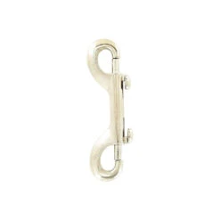 3 1/2" Nickel, Double End Bolt Snap Hook, Zinc Alloy, #P-2368 -Handmade Leather Store ohio travel bag swivel snaps 3 1 2 nickel double snap hook zinc alloy p 2368 p 2368 30377680797895 1080xcopy
