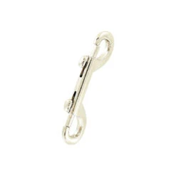 3 1/2" Nickel, Double End Bolt Snap Hook, Zinc Alloy, #P-2368 -Handmade Leather Store ohio travel bag swivel snaps 3 1 2 nickel double snap hook zinc alloy p 2368 p 2368 30656915308743 1080xcopy