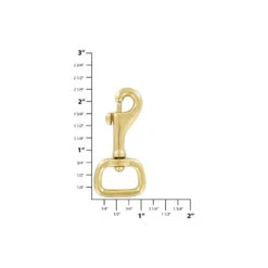 3/4" Brass, Bolt Swivel Snap Hook, Solid Brass, #P-2530-SB -Handmade Leather Store ohio travel bag swivel snaps 3 4 brass bolt swivel snap hook solid brass p 2530 sb p 2530 sb 30377029828807 1080xcopy