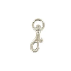 3/8" Nickel, Bolt Swivel Snap Hook, Solid Brass, #P-1922-SBN -Handmade Leather Store ohio travel bag swivel snaps 3 8 nickel bolt swivel snap hook solid brass p 1922 sbn p 1922 sbn 30708683505863 1080xcopy