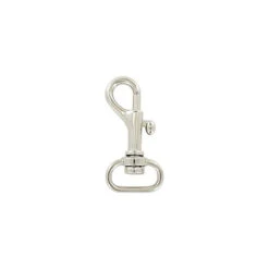 5/8" Nickel, Bolt Swivel Snap Hook, Zinc Alloy, #P-1785-NP